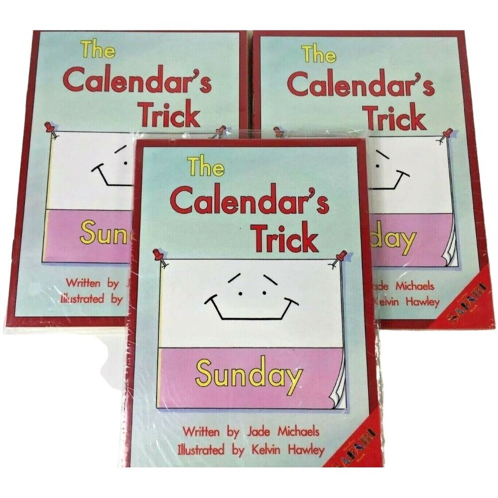 Reading Safari The Calendar's Trick Jade Michaels Books 6 pack Mondo Level E New